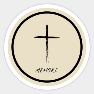 CROSS MEMORI CHRISTIAN Sticker